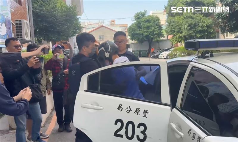 台中豐原發生持刀傷人案，凶嫌張男犯案後逃逸，最終在神岡落網。（圖／翻攝畫面）