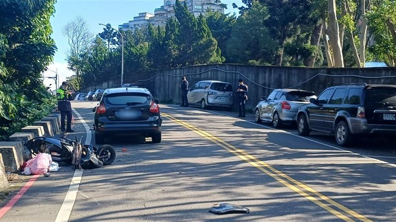 車禍事故現場情形。（圖／翻攝畫面）