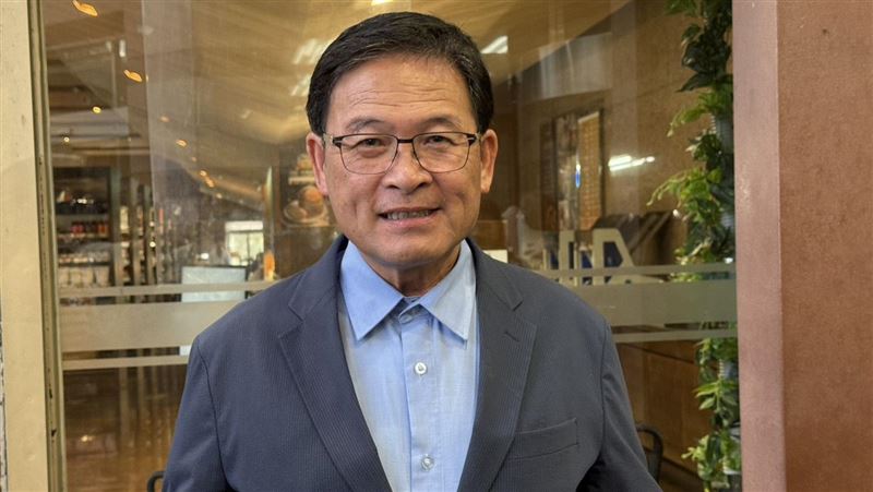 邱建富最新表示，相信民進黨中央黨部民調中心是公平公正公開透明。（圖／記者劉秀敏攝影）