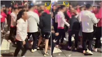 台中89猴亂鬥！黑衣男噴裝：170萬金項鍊