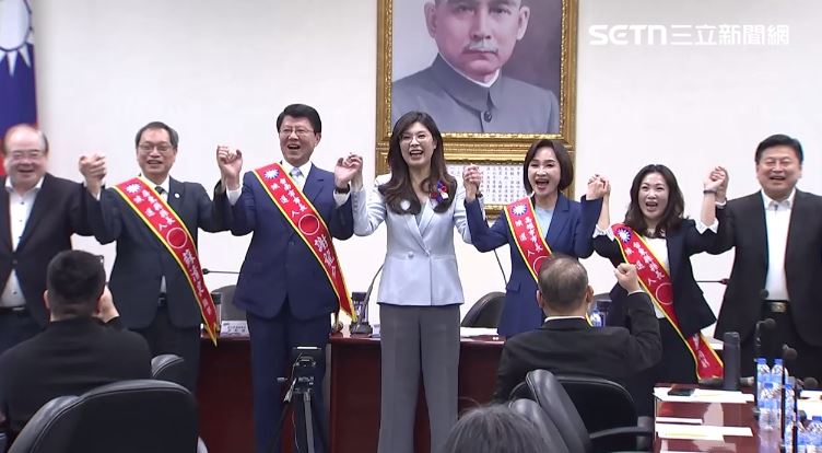 國民黨中常會通過明年縣市長選舉第一波提名。（圖／翻攝畫面）