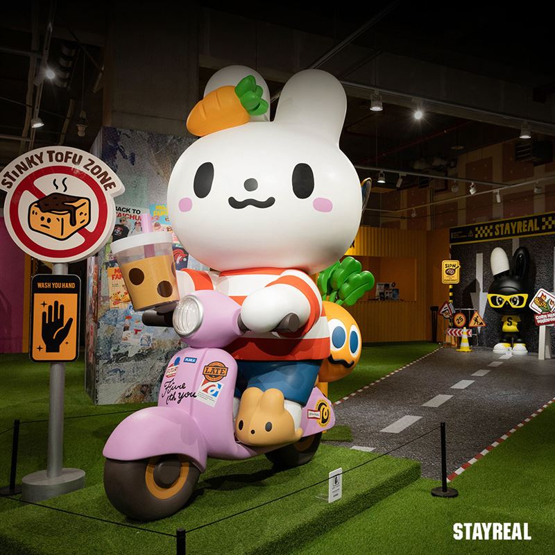 館內展區也有不少可愛的造型裝置（圖／STAYREAL提供）