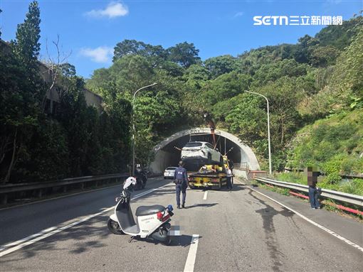 信義快速道路連4起追撞！釀9車毀損現場曝