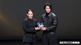 114年體育運動經營獎頒獎典禮，棒球選手陳傑憲獲頒最佳男運動員獎。（圖／記者劉彥池攝影）