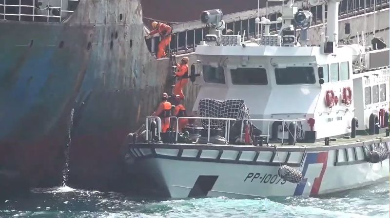 國台辦與央視控宏泰輪案為台人走私，海巡署也駁斥相關說法（圖／中央社）