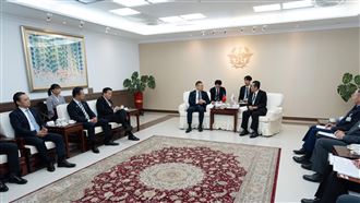 顧立雄接見日前法務大臣訪團　盼深化1事