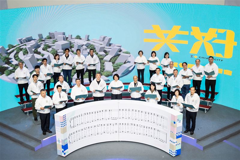 幸福再加碼！黃敏惠市長施政7周年，宣布普發日期與市民共享經濟果實。（圖／嘉義市政府提供）