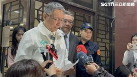 ▲柯文哲正式辯論終結，庭外批「高雄可以、台北不行」，少數人摧毀司法信任度。（圖／記者楊佩琪攝）