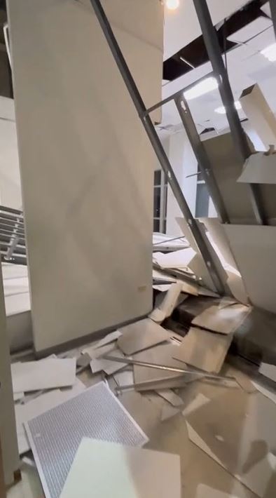 台東縣卑南鄉昨晚（24日）發生芮氏規模6.1地震，造成災損。（圖／翻攝畫面）