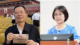 廈門人大代表吳家瑩（左）、國民黨立委翁曉玲（右）。