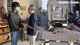 新興分局,高雄,巡佐,車手,刑案,自撞,車禍,靈堂,調查（圖／民眾提供）