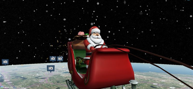 川普曾問7歲孩童「你還相信聖誕老人嗎？」。（圖／翻攝自noradsanta官網）