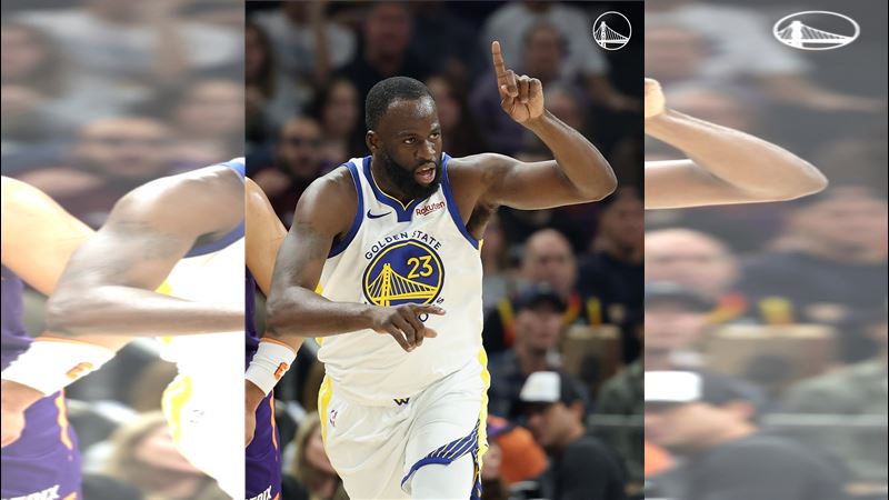 格林（Draymond Green）和勇士主帥柯爾（Steve Kerr）發生衝突。（圖／翻攝自勇士 X）