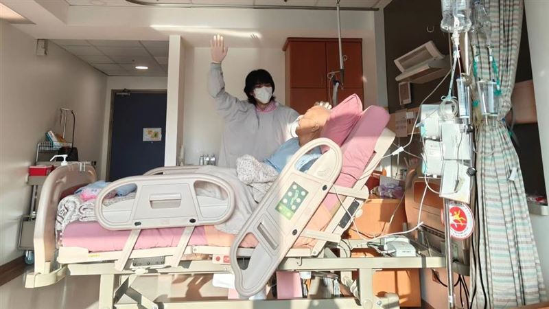 蕭敬騰愛妻林有慧回憶和爸爸林光寧在病房裡的最後時光。（圖／翻攝自林有慧ＩＧ)