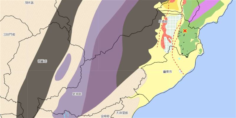 台東縣卑南鄉24日17時47分發生規模6.1地震。（圖／郭鎧紋提供）