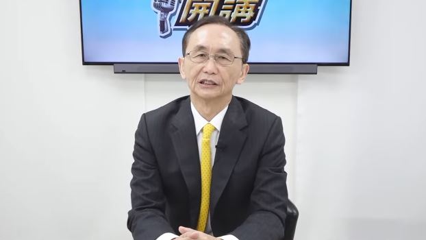 吳子嘉說，中國大陸的紅線正往前移動，可能會影響到台灣安全，但不會有決定性的結果。（圖／翻攝自董事長開講YouTube頻道）