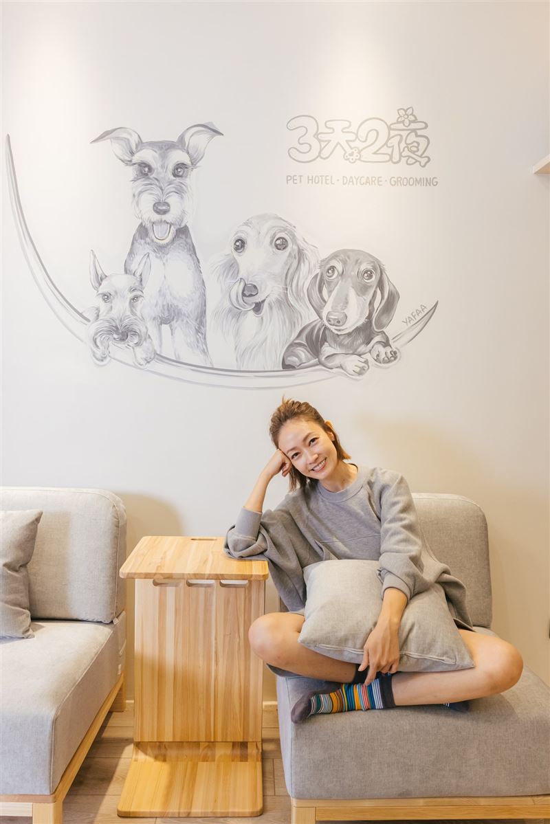 潘慧如經營寵物旅館。（圖／翻攝自臉書）