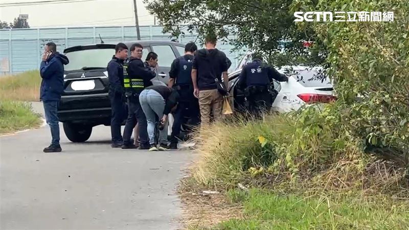 通緝犯張嫌被警方一路追緝，最終遭壓制逮捕。（圖／翻攝畫面）