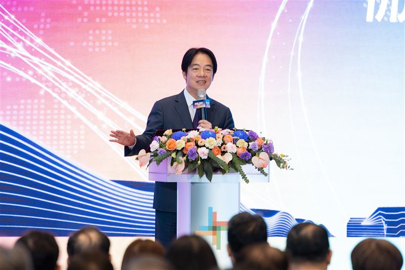 總統賴清德出席「桃園國際機場第三航廈北廊廳啟用典禮」（圖／總統府提供）