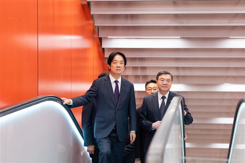 總統賴清德出席「桃園國際機場第三航廈北廊廳啟用典禮」（圖／總統府提供）