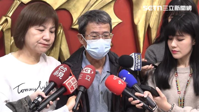 新北國中生割頸命案，被害人楊父哽咽說對不起兒子。（圖／翻攝畫面）