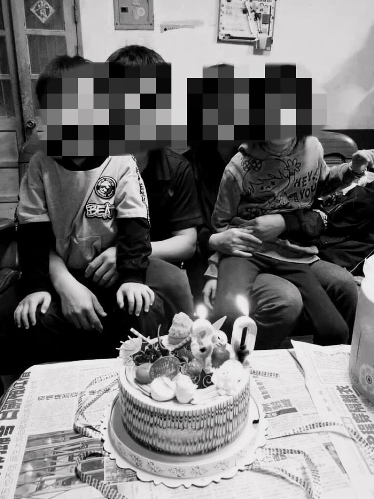 蔡男與妻子育有2名孩子。（圖／讀者提供）