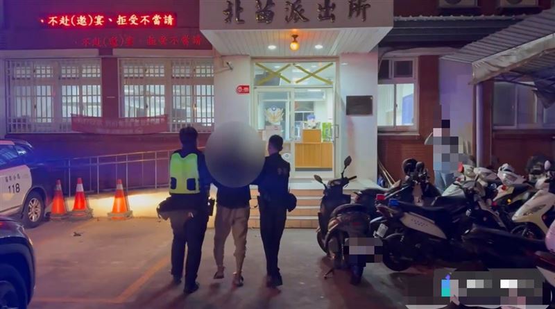 何男依傷害、恐嚇罪移送。（圖／翻攝畫面）