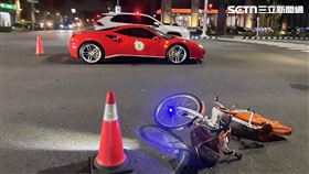 法拉利,台南市警局第五分局,台南,弟弟,男童,跑車（圖／翻攝畫面）