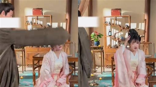 男演員下戲突掌摑短劇女星　笑稱：練手勁