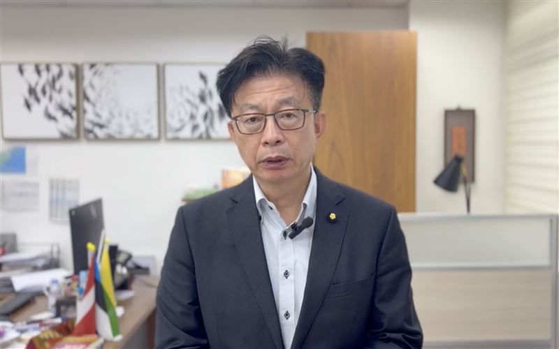 郭國文呼籲警方調查謝龍介舉槍以安定社會。（圖／郭國文辦公室提供）