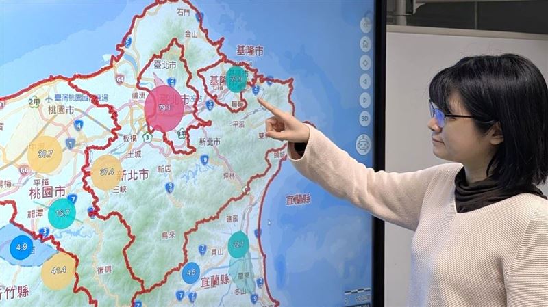 新北地政局「新北不動產i-Land愛連網」推出「北臺聯合專區」，查詢範圍延伸至「北北桃基宜竹竹」七縣市生活圈，土地與實價登錄資訊一次查。（圖／新北地政局提供）