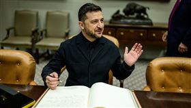 28點停火計畫的商討，據悉烏克蘭總統澤倫斯基並未共同參與。（圖／翻攝自白宮）