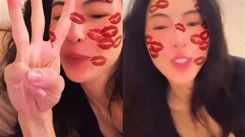 張柏芝躺床送聖誕祝福　1舉私密曲線曝光