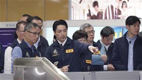 台北市長蔣萬安視導高強度演練，捷運站內遭歹徒攻擊（圖／記者趙于瑩攝影）