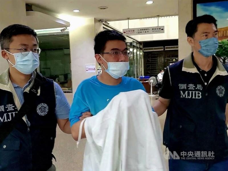 扯鈴教練魯紀賢（中）涉共諜案