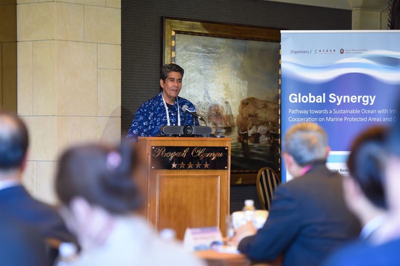 帛琉總統惠恕仁在一通電話中，與美國副國務卿藍道敲定合作備忘錄的細節。（圖／翻攝自X平台 @SiteTaiwanInfo）