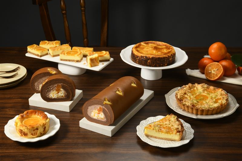 亞尼克柑橘系列年節甜點開運登場。（圖／品牌業者提供）