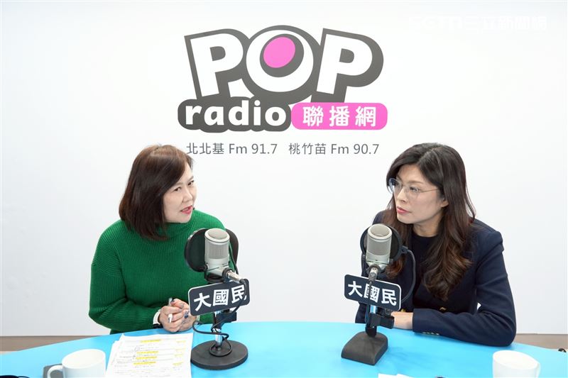 鄭麗文接受POP大國民採訪。（圖／POP大國民）
