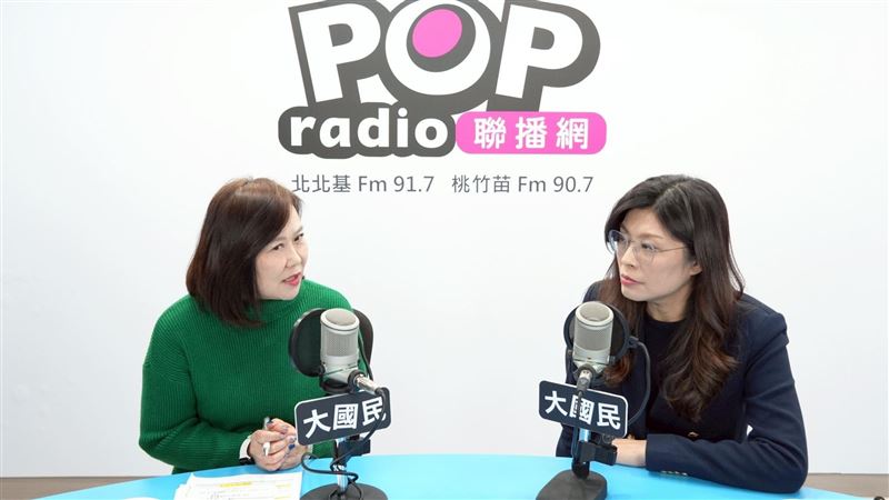 鄭麗文接受POP大國民採訪。（圖／POP大國民）