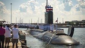 韓華集團22日證實，旗下子公司準備在美國韓華費城造船廠建造美海軍核動力潛艦。圖為維吉尼亞級核潛艦「約翰·華納號」（SSN-785）。（圖／翻攝自維基百科）