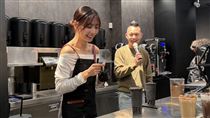 睦那京台北首度一日店長　認「是咖啡控」