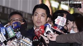 台北市長蔣萬安視導高強度演練後受訪。（圖／記者趙于瑩攝影）