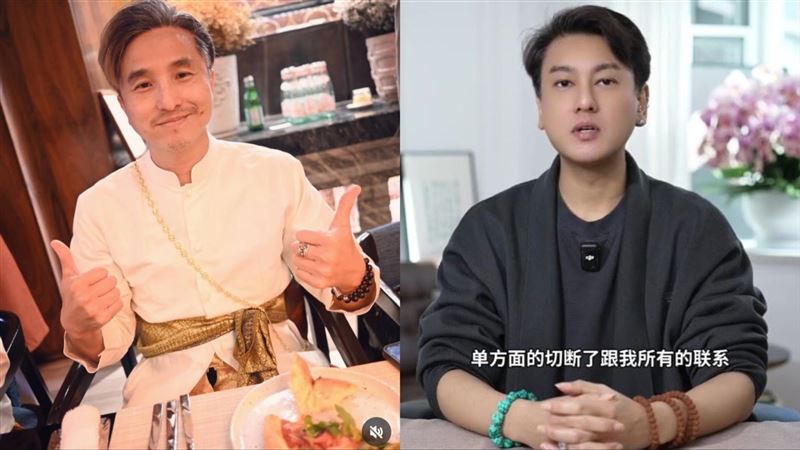 王少偉（左）、朱孝天（右）在團體合體破局後，態度受到討論。（圖／翻攝自IG、微博）