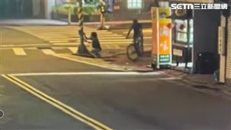 深夜燈桿塗寫不明文字　他遭警鎖定拒應訊