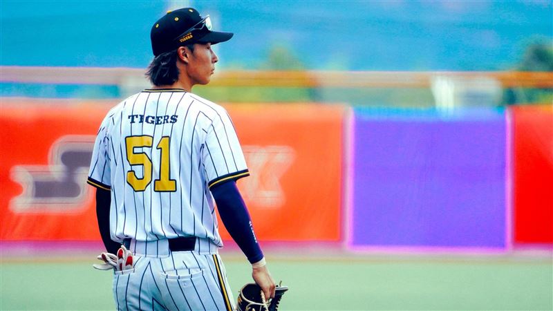 中國棒球好手梁培宣布離開「北京猛虎隊」。（圖／翻攝自X平台 @baai1y）