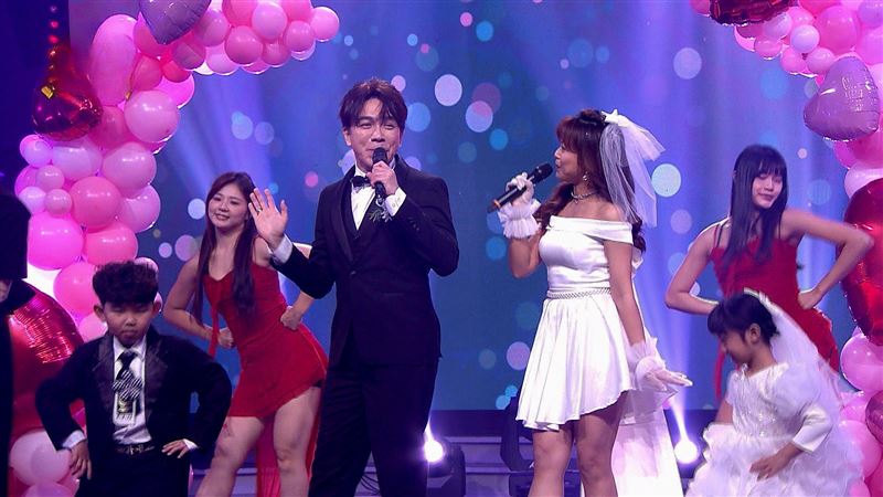 許志豪攜手翁鈺鈞辦婚禮。（圖／三立提供）