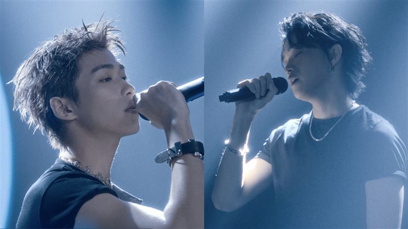 〈飛蛾與蝴蝶〉官方釋出全新「晝夜版」，改由U:NUS成員蔡承祐與師弟ZORN重新詮釋。（圖／滾石唱片提供）