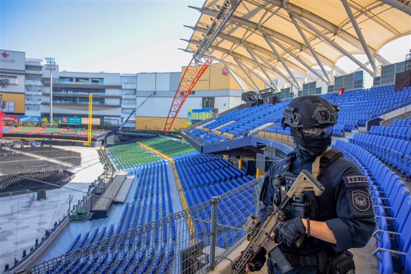 五月天台中開唱，警方全面戒備。（圖／翻攝自臺中TCPB波麗士 臉書）