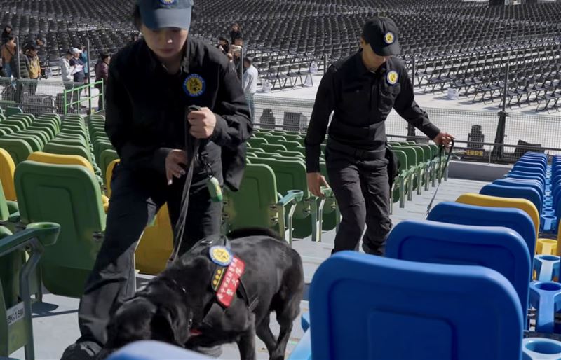 五月天台中開唱，警方全面戒備。（圖／翻攝自臺中TCPB波麗士 臉書）