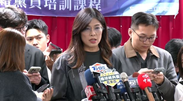 鄭麗文受訪回應鄭習會。（圖／翻攝畫面）